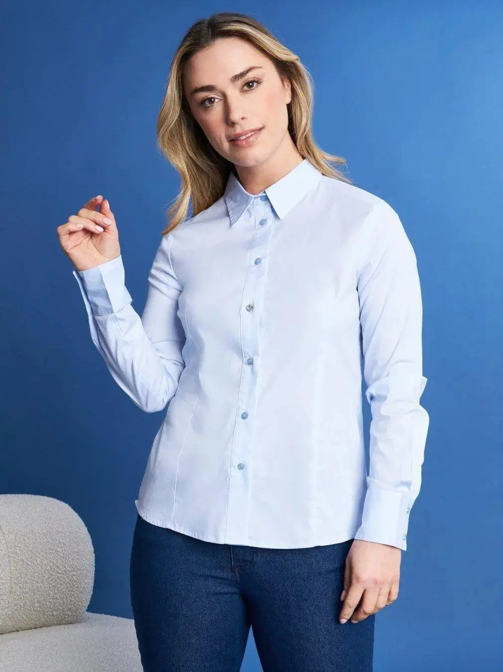 Camicia slim fit con pinces - Image 15