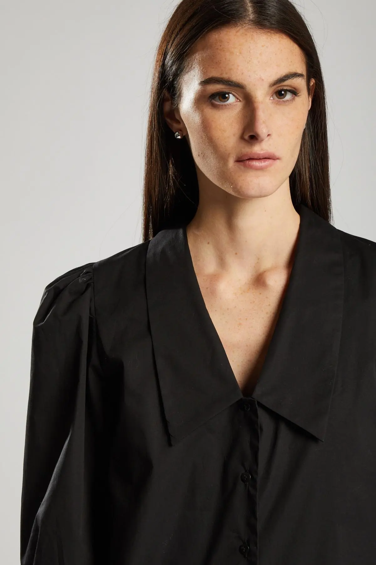 Camicia colletto punte NERO - Image 3