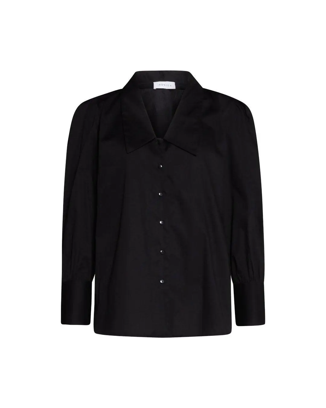 Camicia colletto punte NERO - Image 5