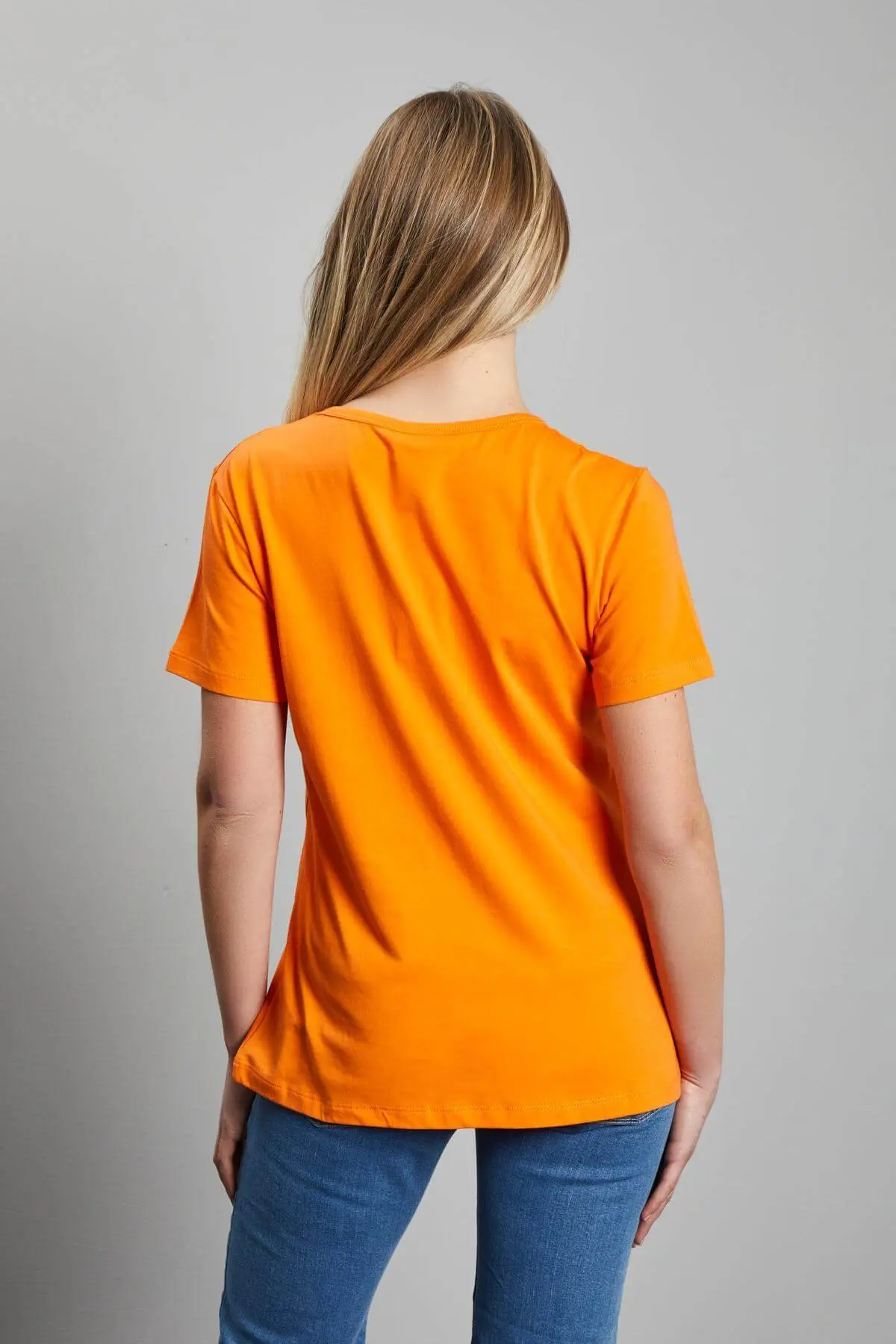 T-shirt con logo ARANCIO - Image 4