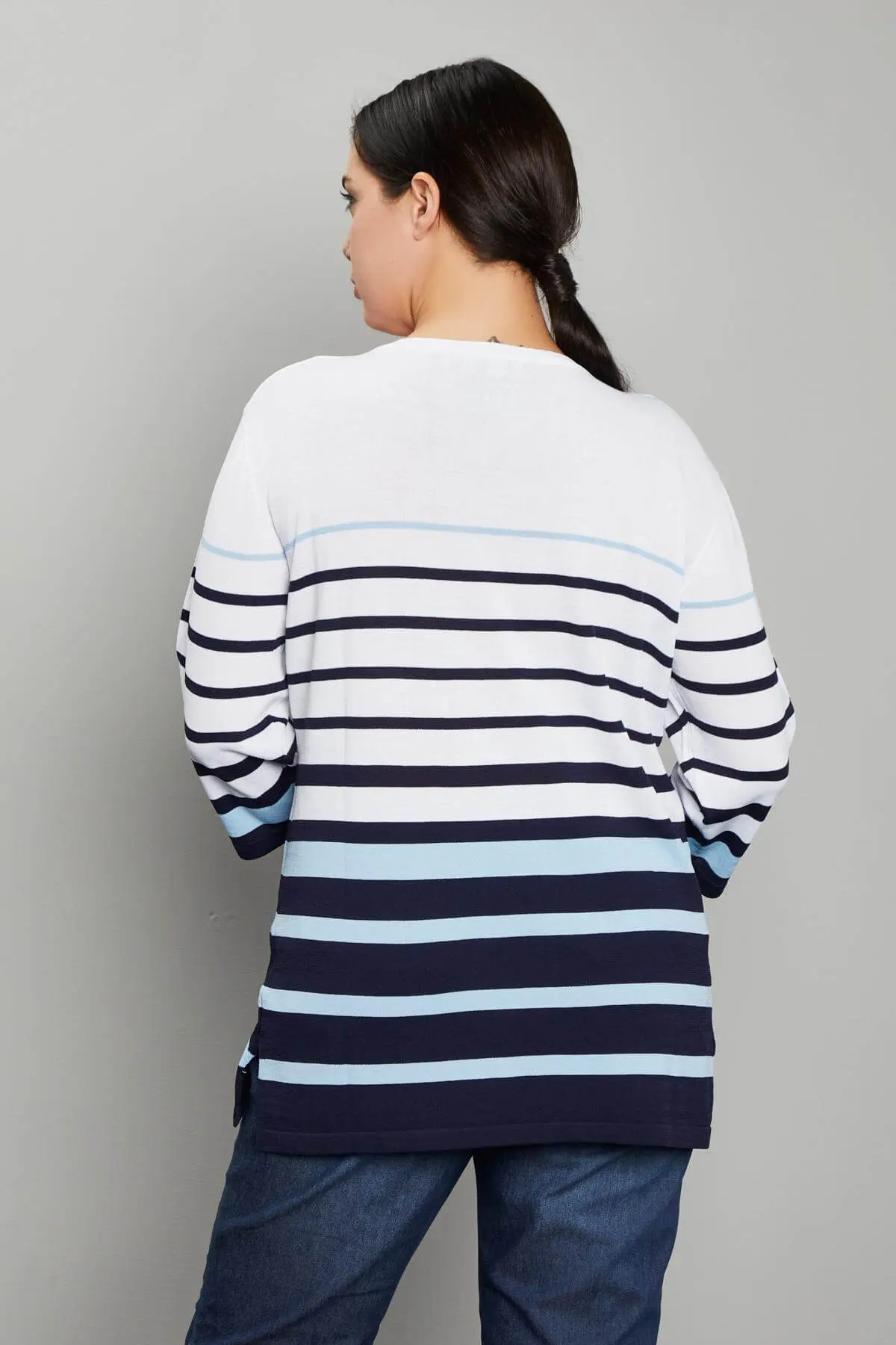 Maglia righe BIANCO - Image 5