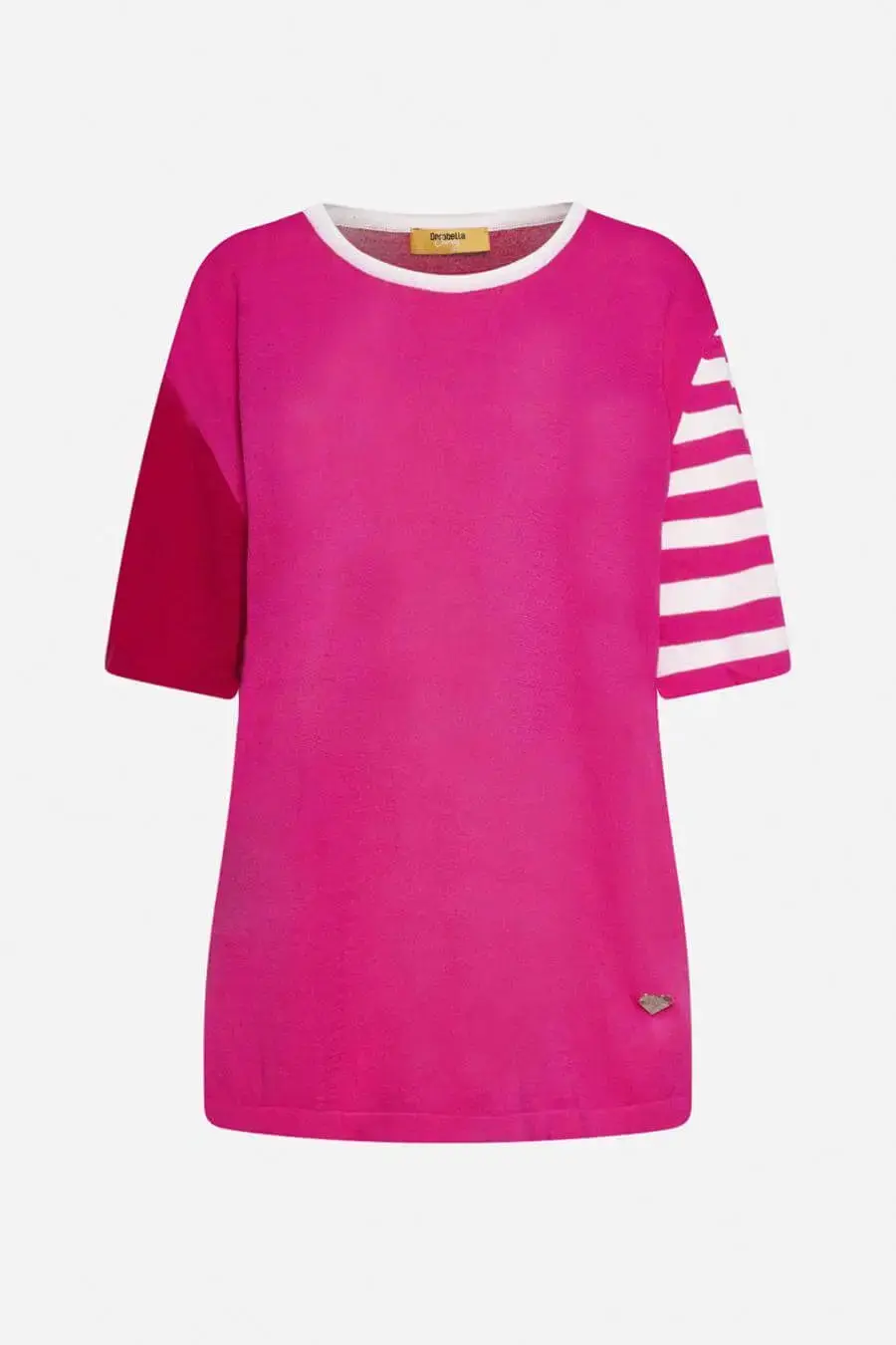 Maglia con manica righe GERANIO