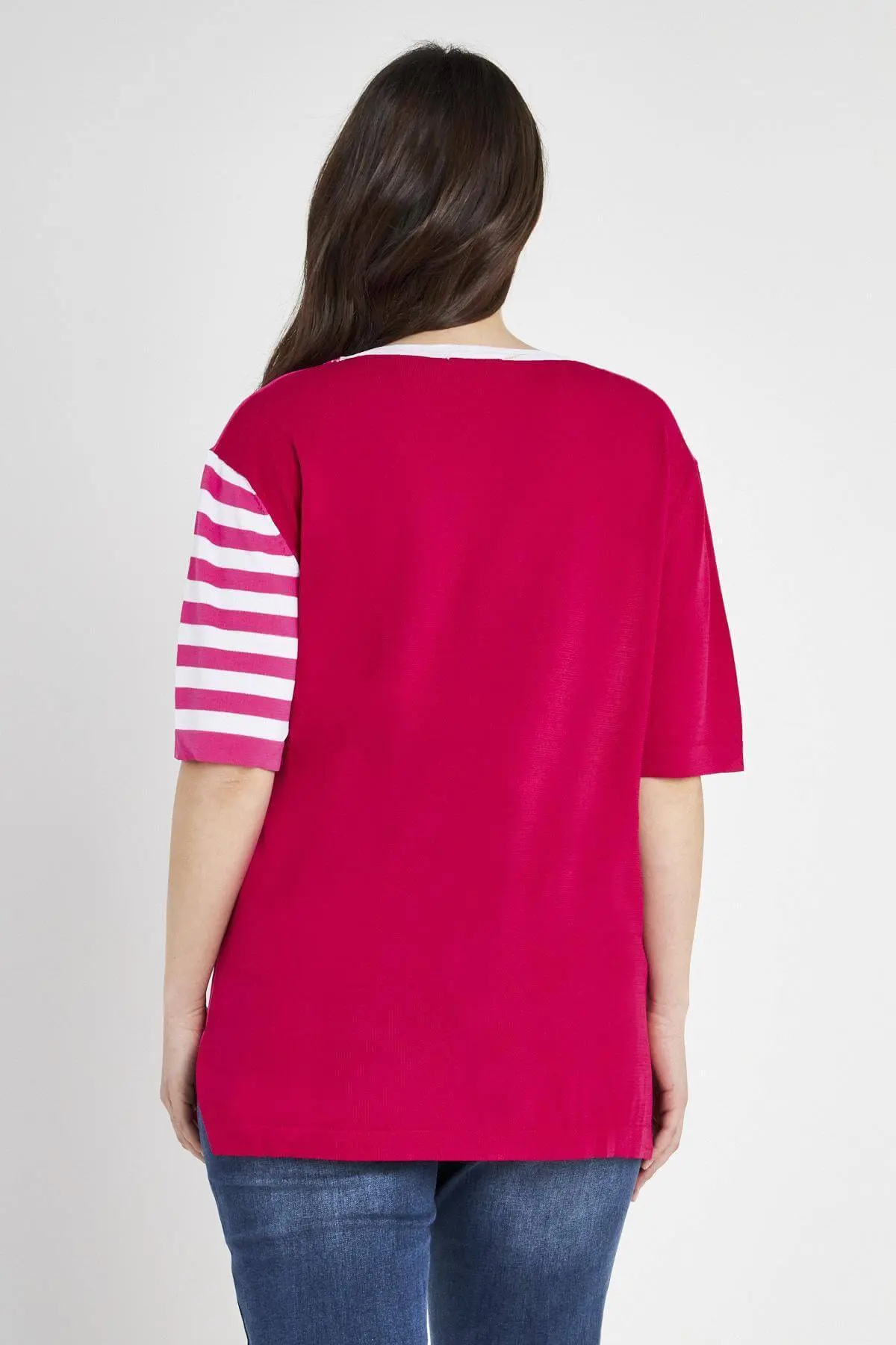 Maglia con manica righe GERANIO - Image 4