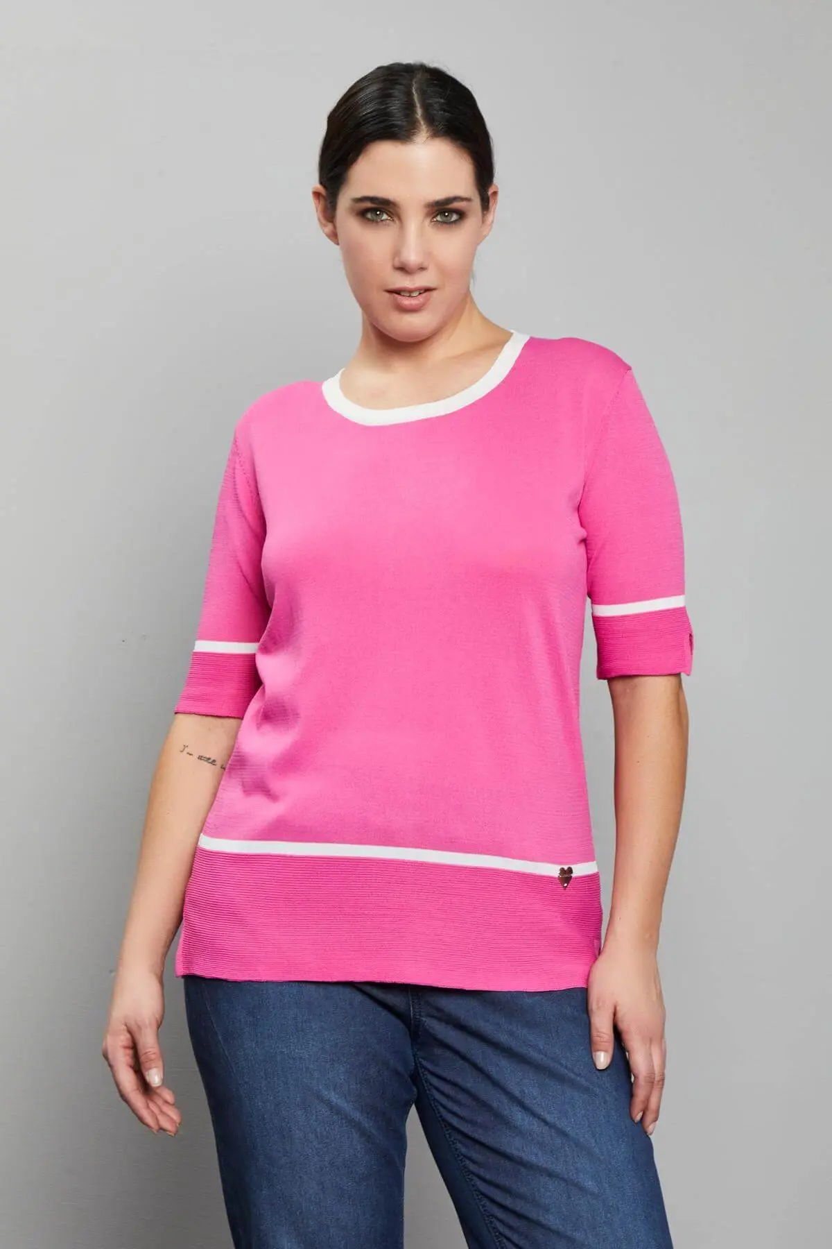 Maglia contrasti GERANIO