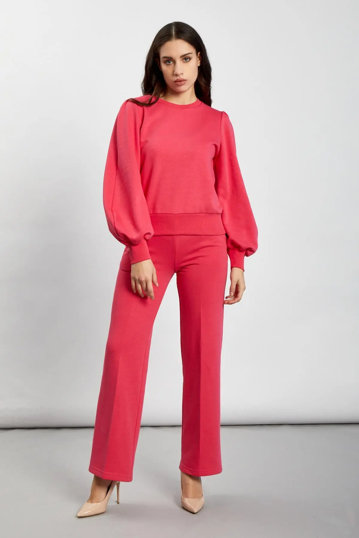 Pantapalazzo felpa MAGENTA - Image 4