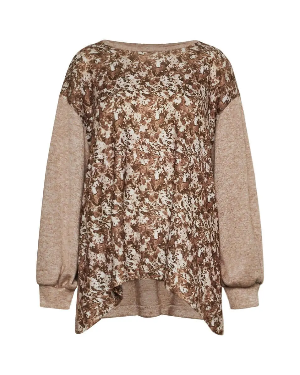 Maglia in fantasia BISCOTTO