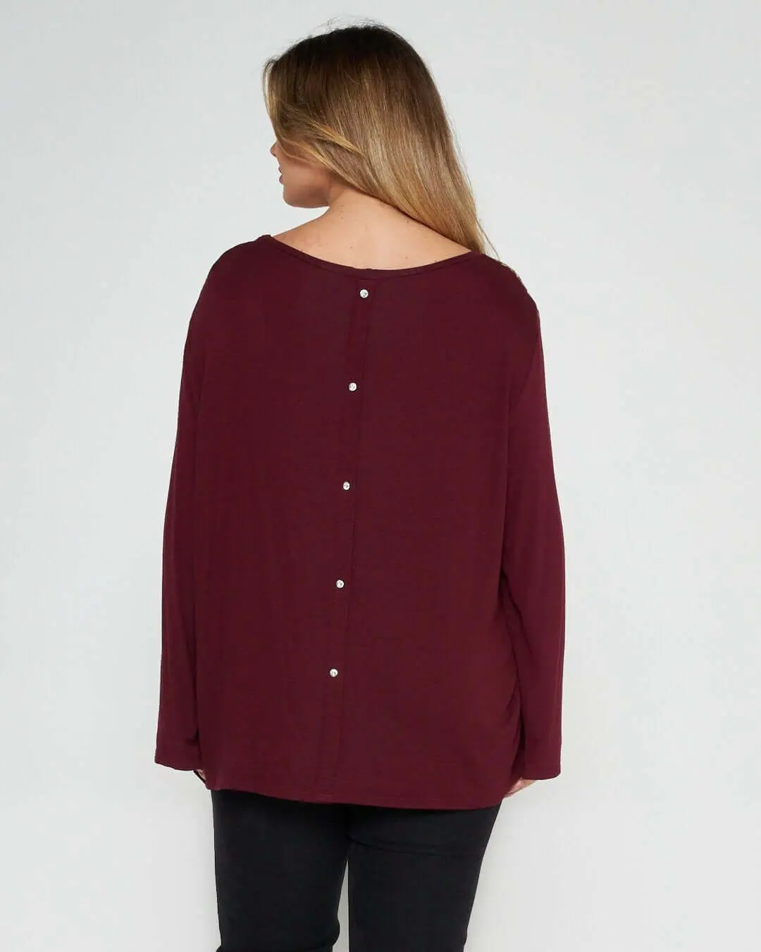 Maglia in fantasia BORDEAUX - Image 4
