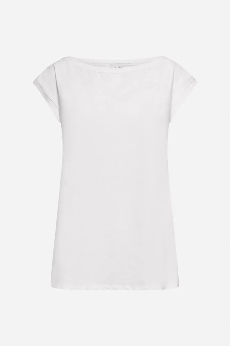T-shirt scollo a barca BIANCO - Image 2