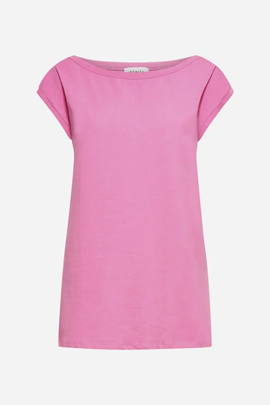 T-shirt scollo a barca ROSA BUBBLE - Image 2
