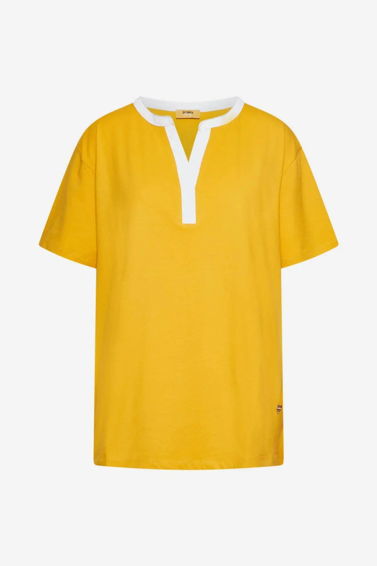 Maglia collo ricamato OCRA - Image 2