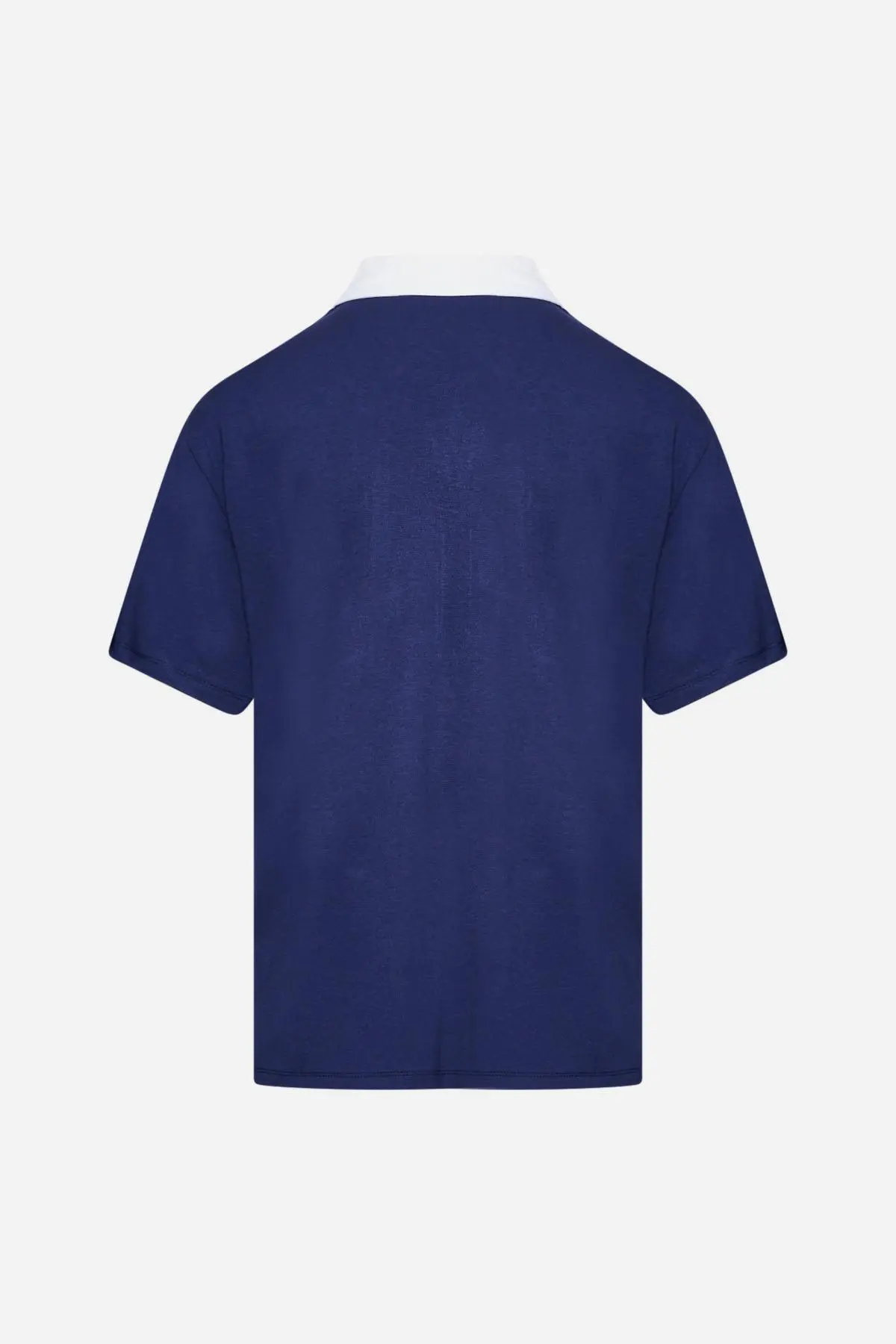 Maglia polo con ricamo BLUE NAVY - Image 3