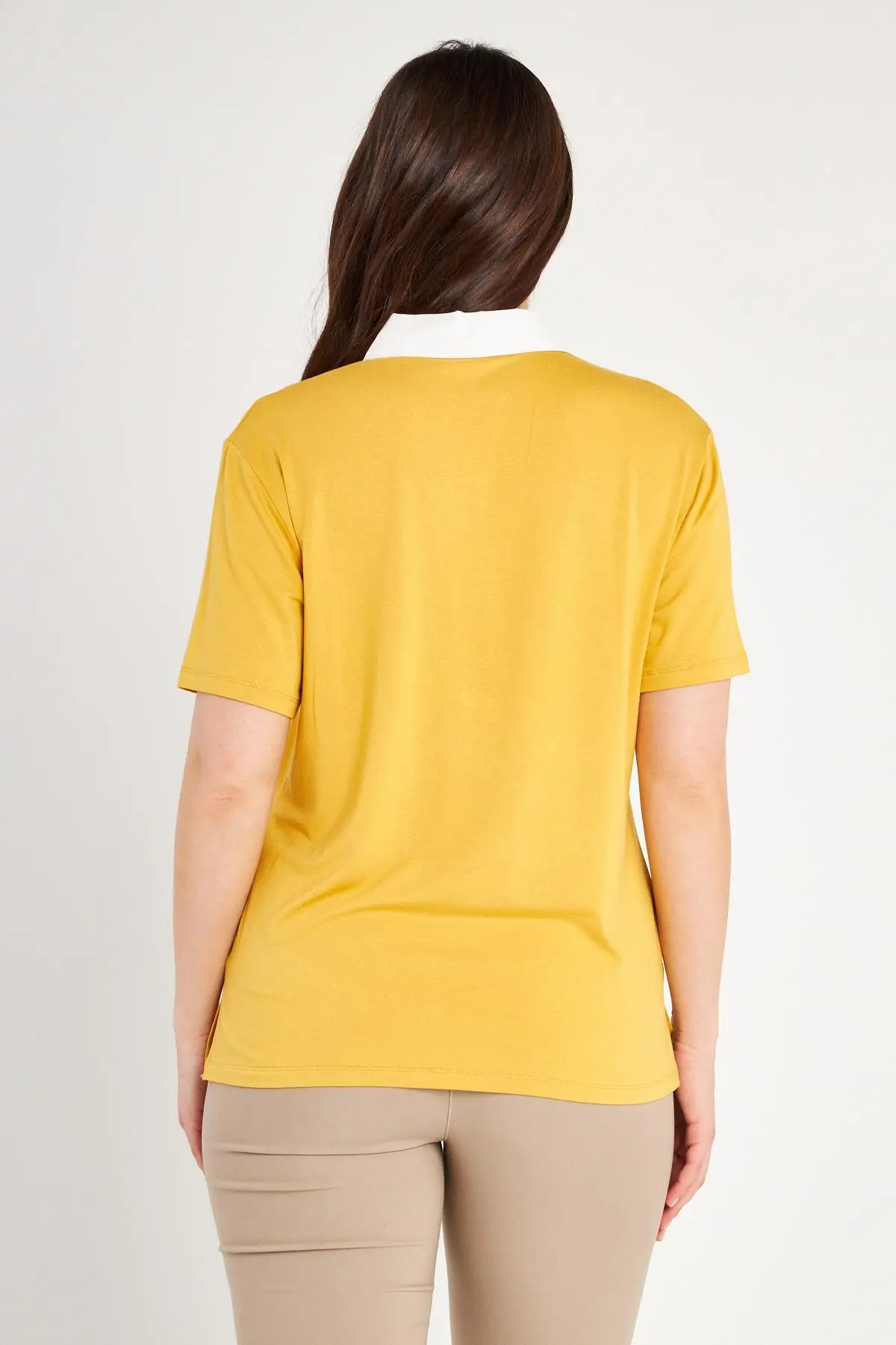 Maglia polo con ricamo OCRA - Image 4