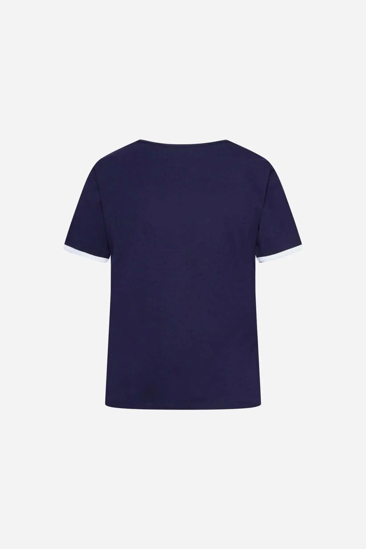 MAGLIA SCOLLO DENIM BLUE NAVY - Image 3