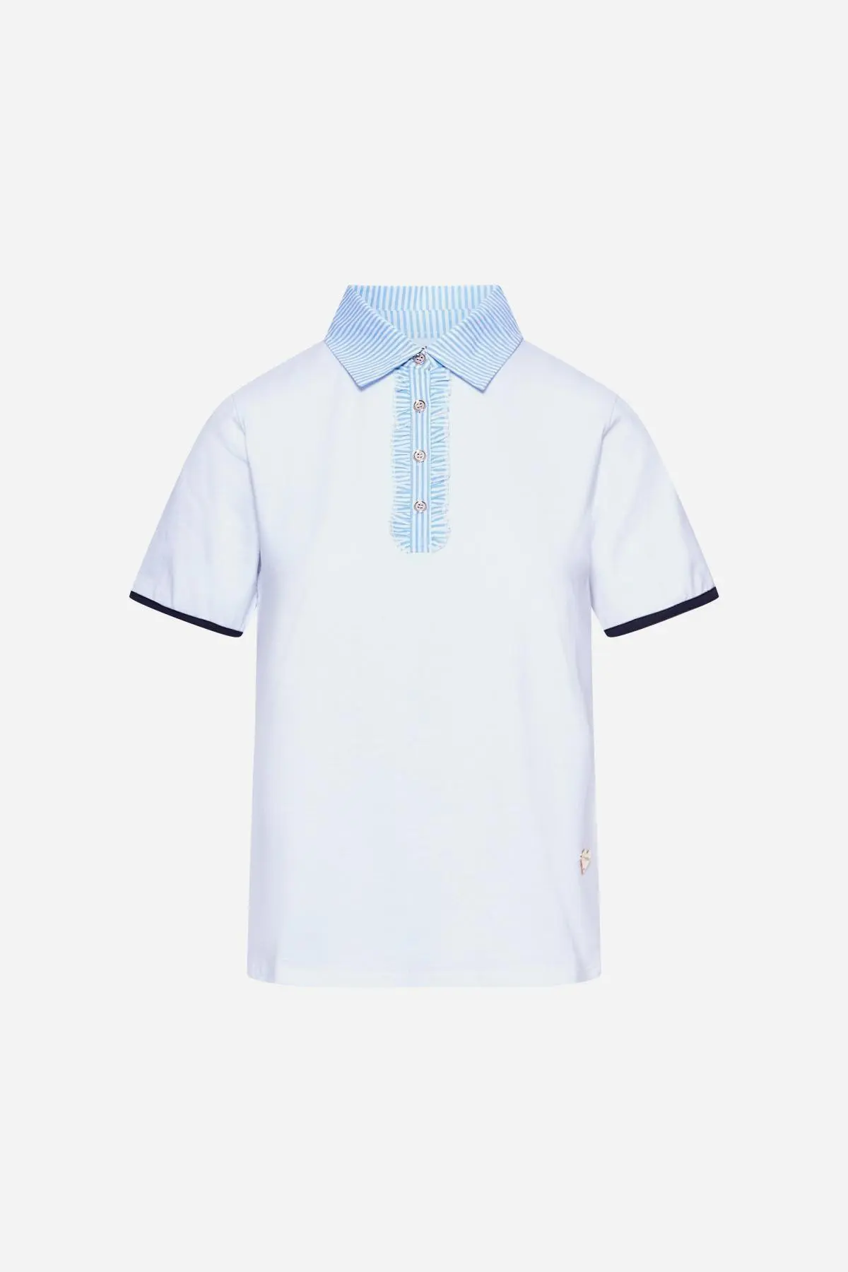 POLO ROUCHES WHITE - Image 2
