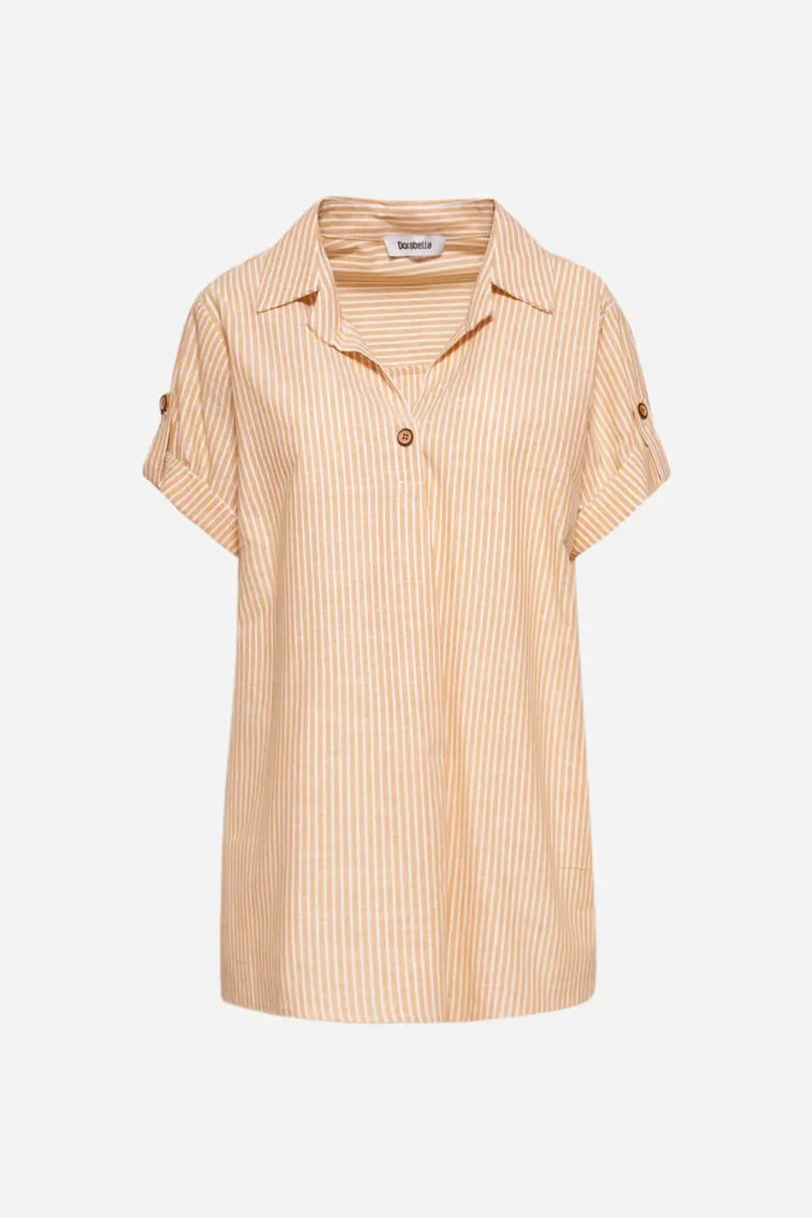 CAMICIA RIGHE SENAPE