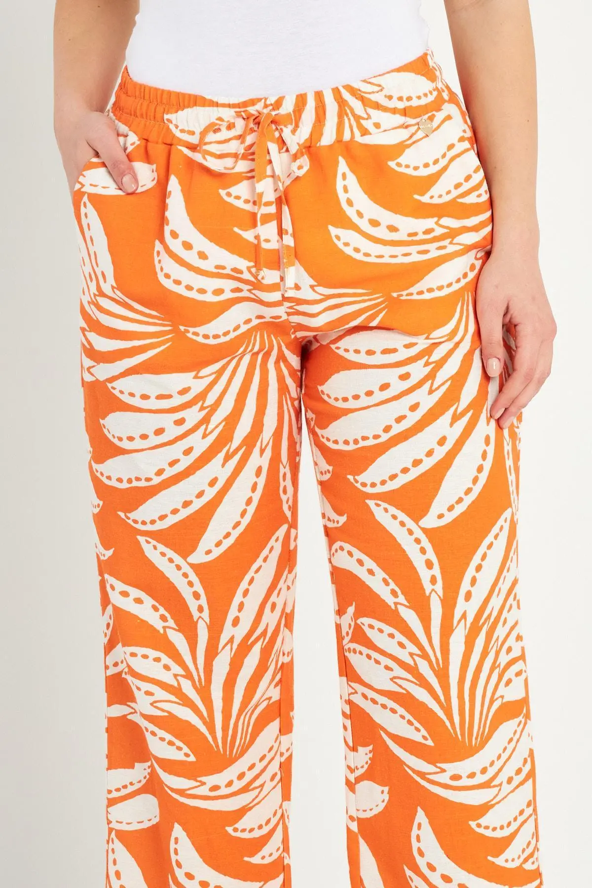 Pantalone fantasia ARANCIO - Image 3