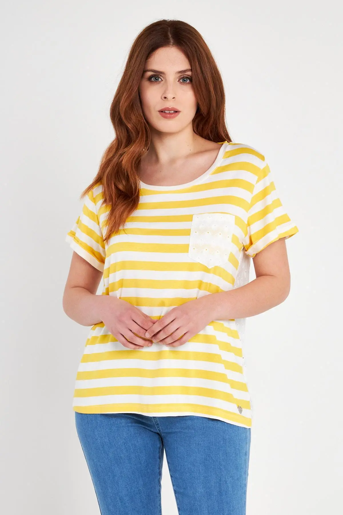 Maglia righe GIALLO