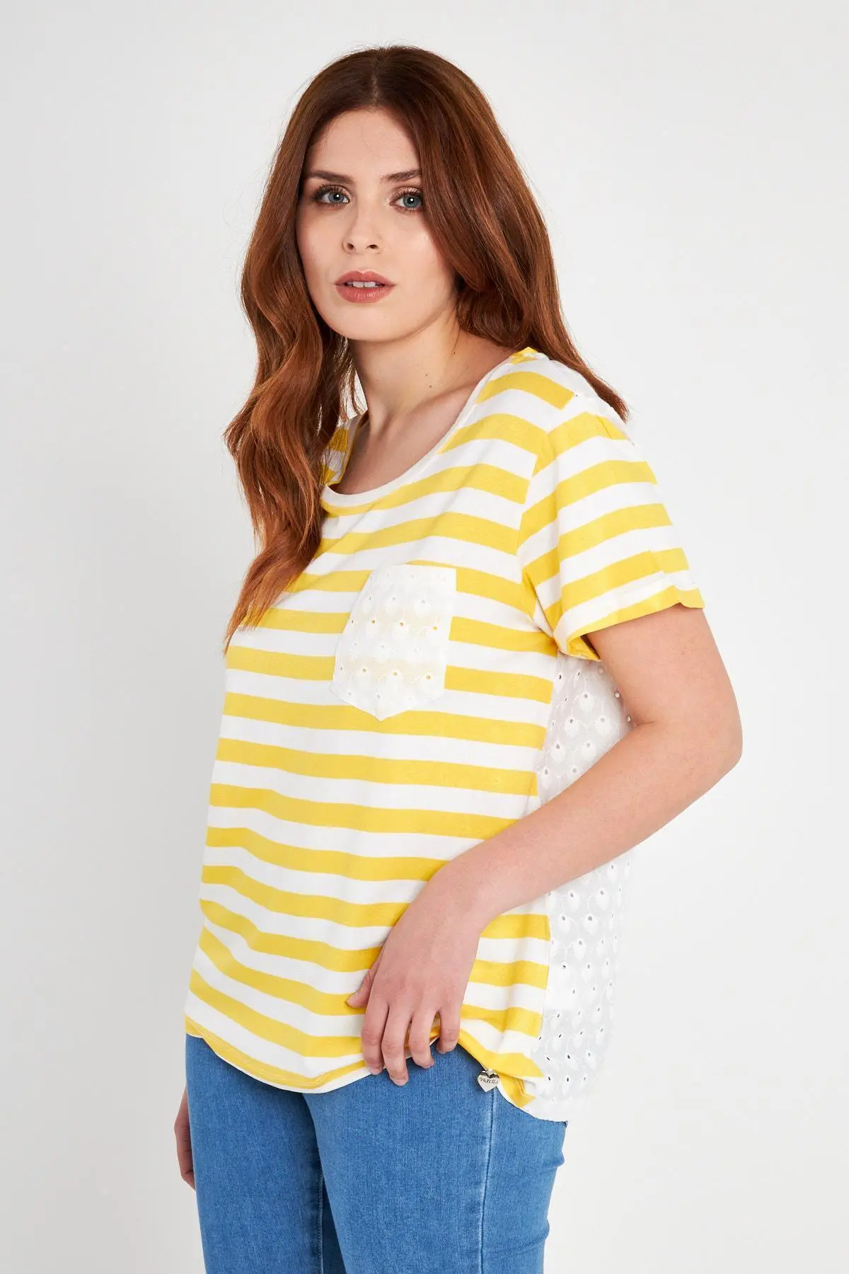 Maglia righe GIALLO - Image 3