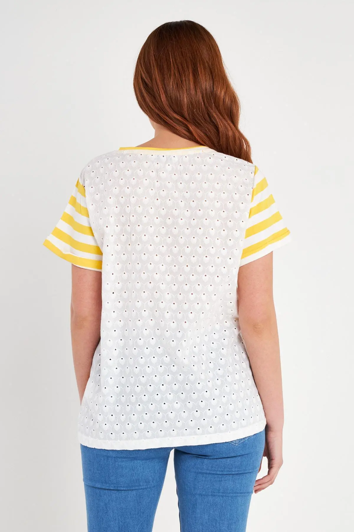 Maglia righe GIALLO - Image 4