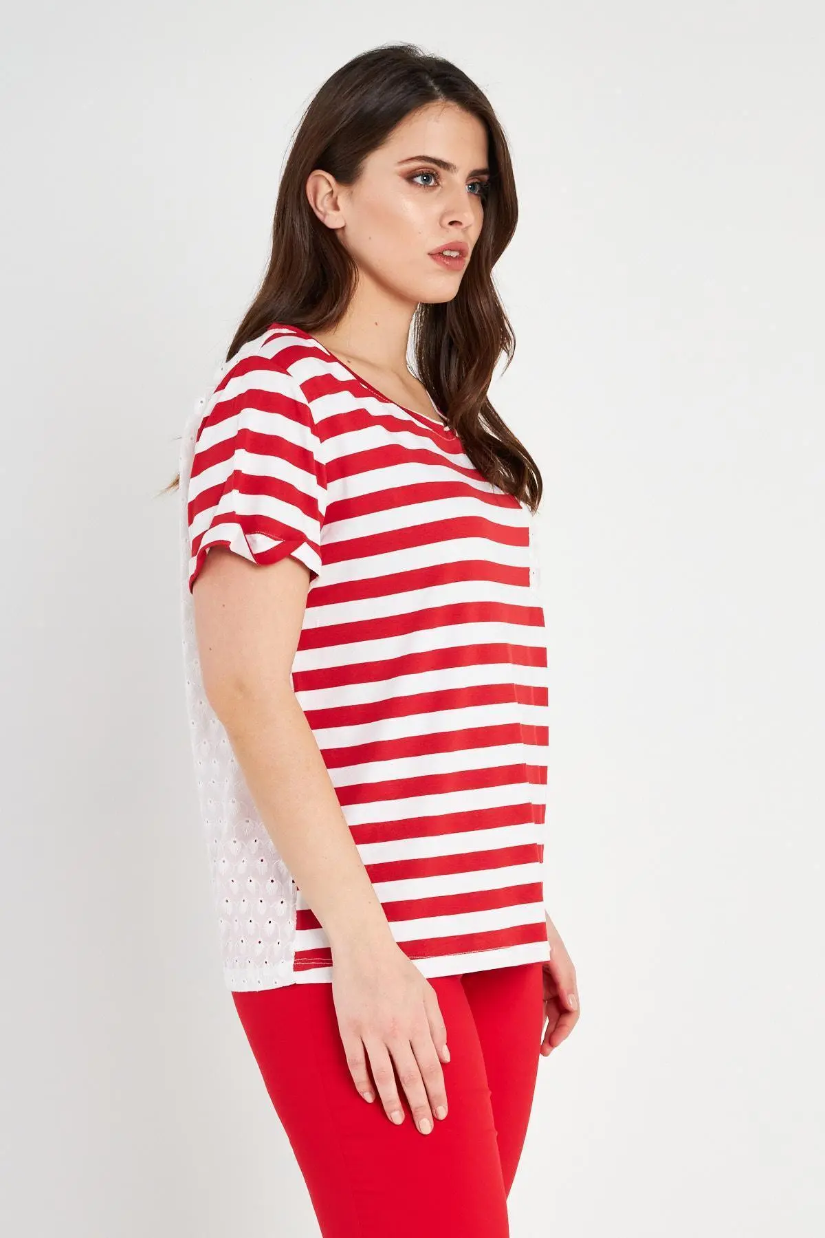 Maglia righe ROSSO - Image 3