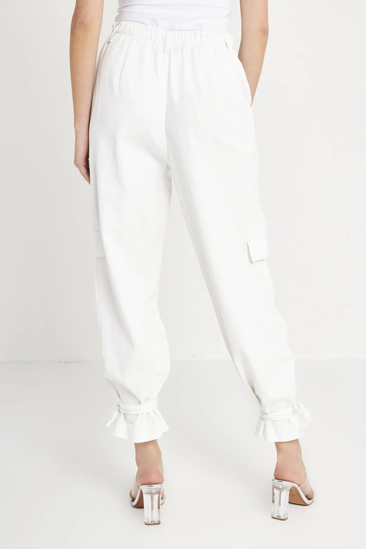 Pantalone cargo OFF WHITE - Image 4