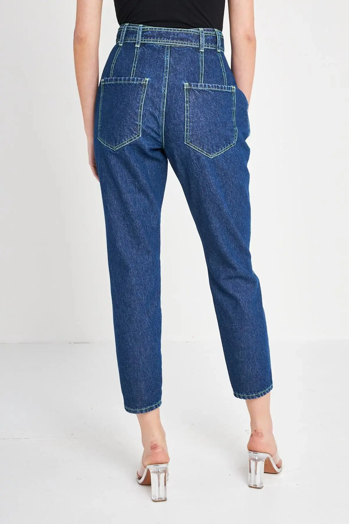 Jeans impunture DENIM-GIALLO - Image 3