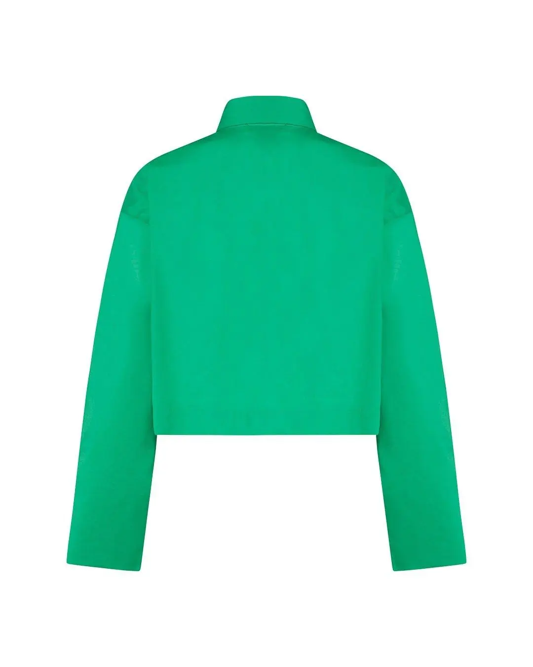 Camicia crop VERDE BANDIERA - Image 3