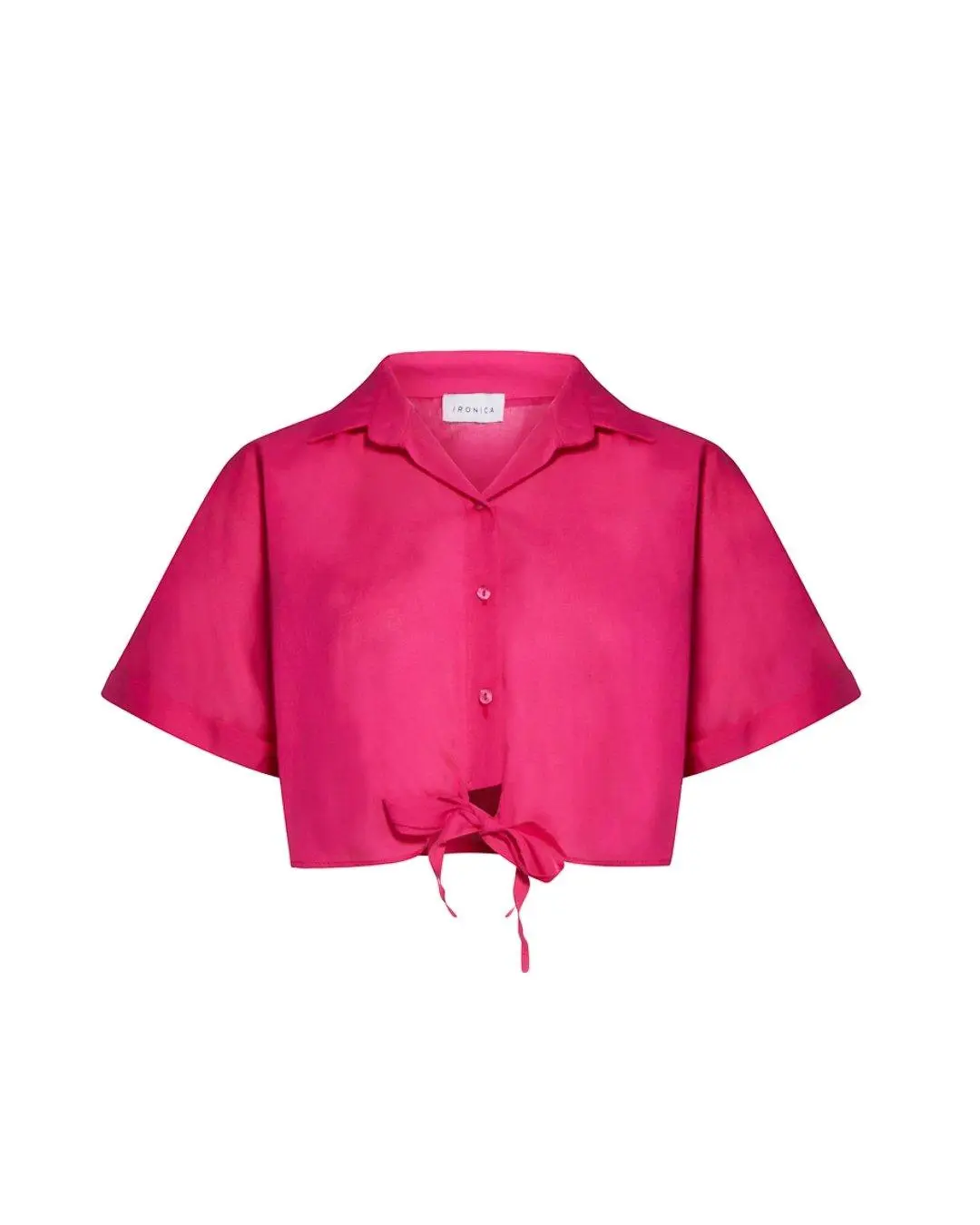 Camicia crop FUXIA - Image 2