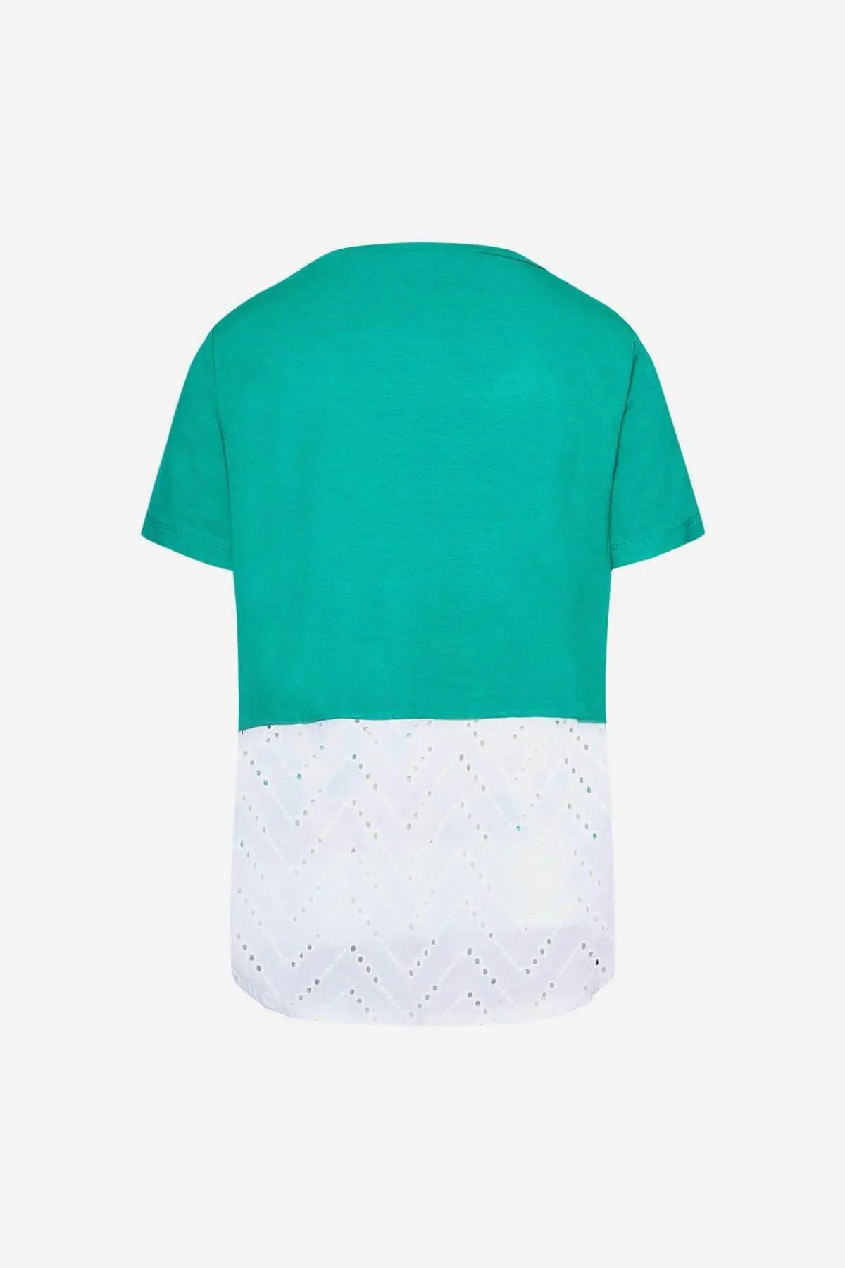 Maglia fantasia geometrica VERDE BANDIERA - Image 3