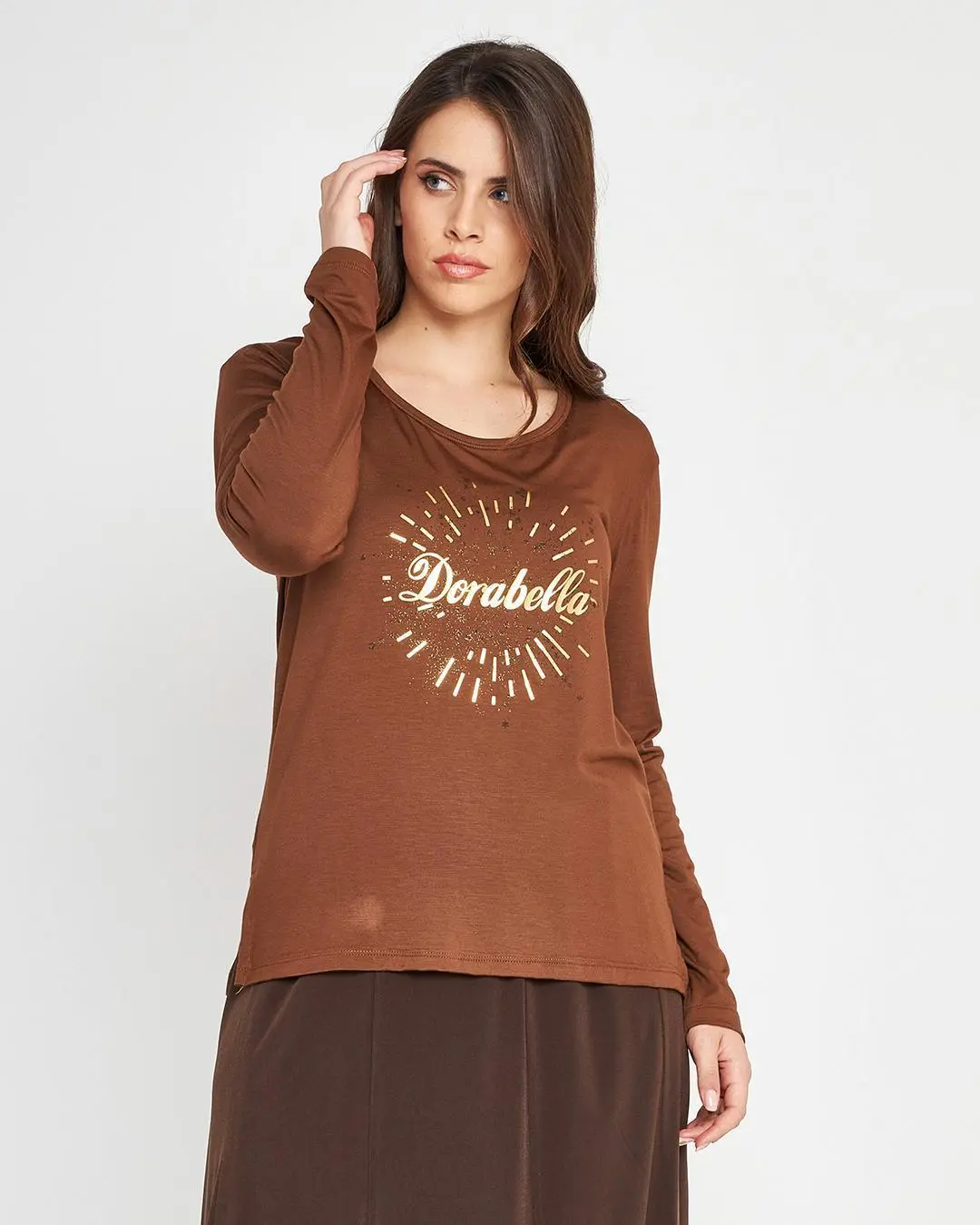 Maglia stampa oro TABACCO