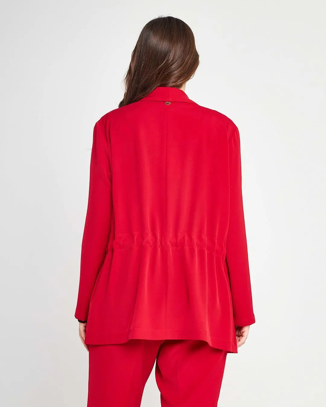 Spolverino collo revers ROSSO - Image 4
