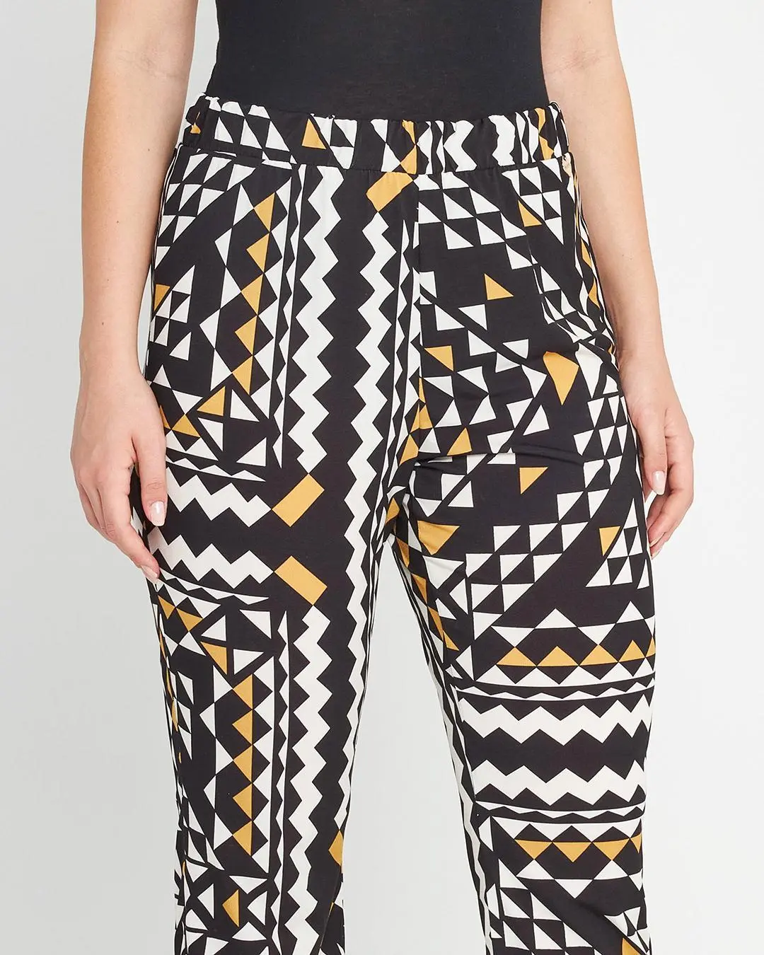 Pantalone geometrico Nero - Image 3