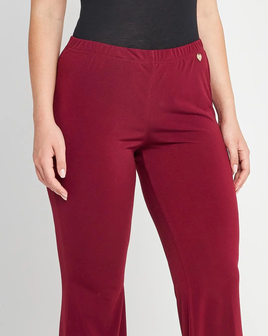 Pantalone flare PRUGNA - Image 3