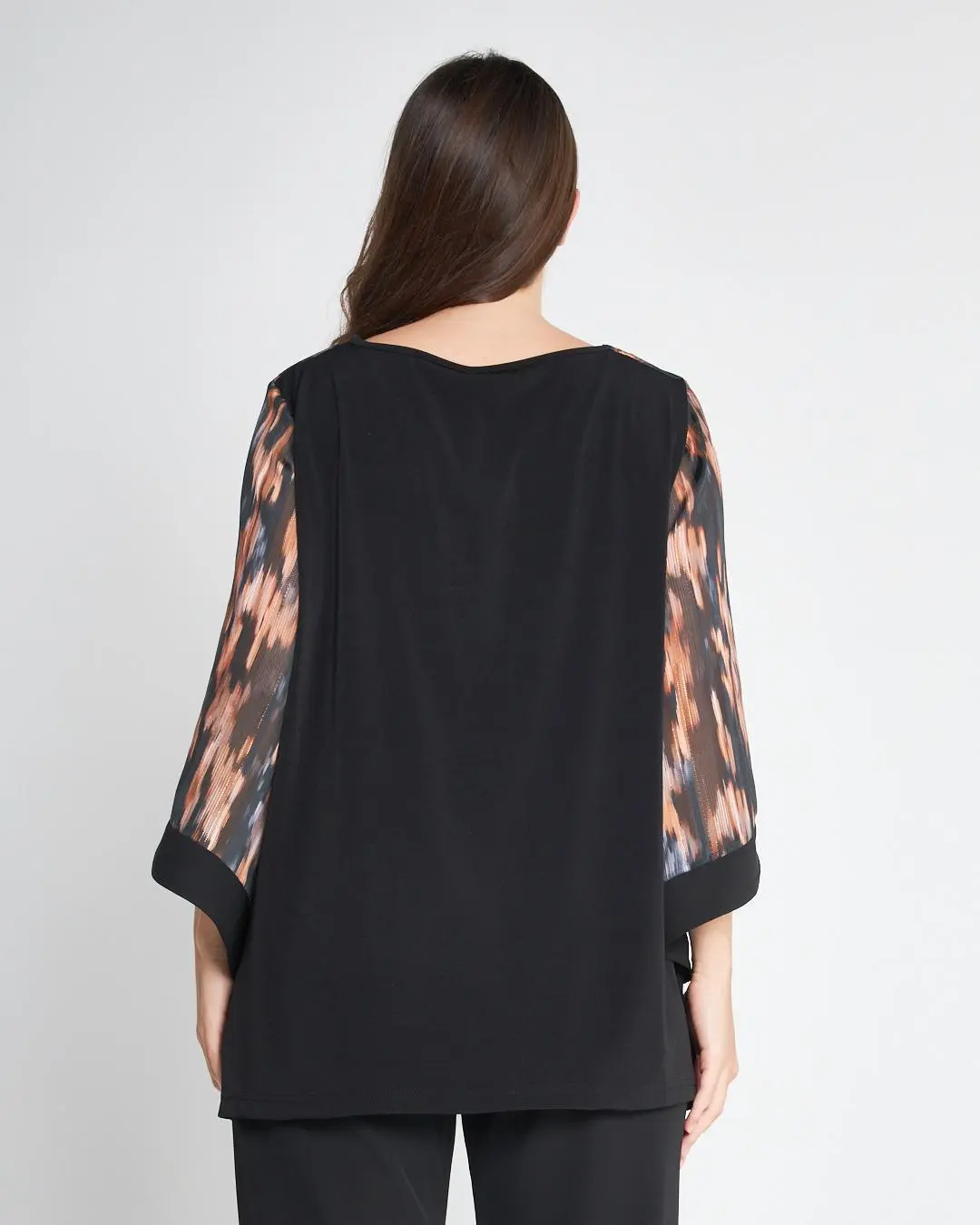 Casacca fantasia NERO - Image 4
