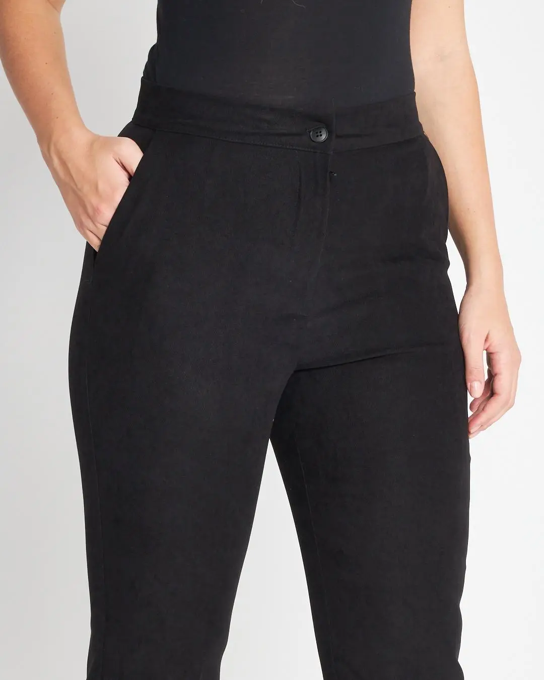 Pantalone velluto NERO - Image 3