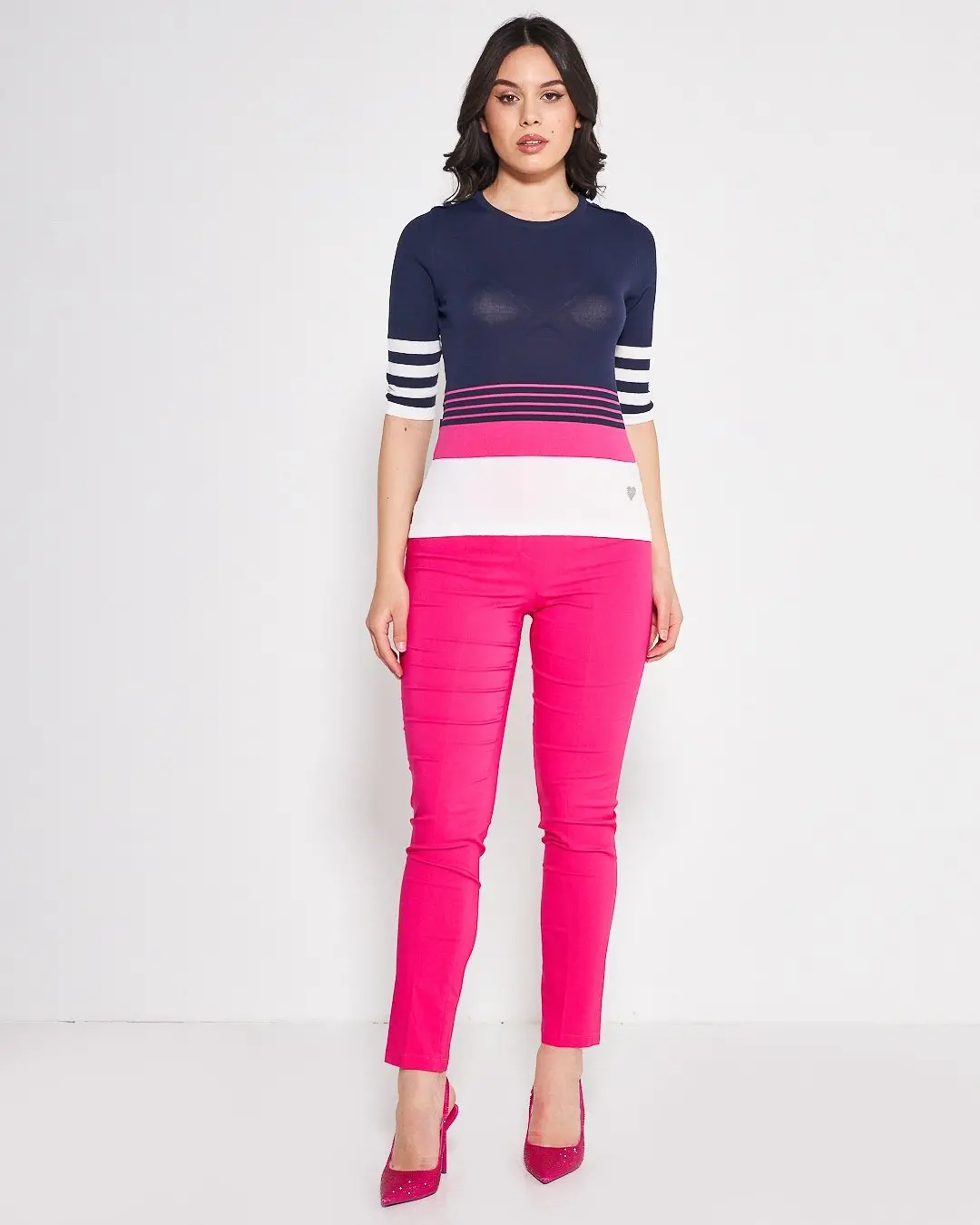 Maglia a righe BLUE NAVY - Image 5