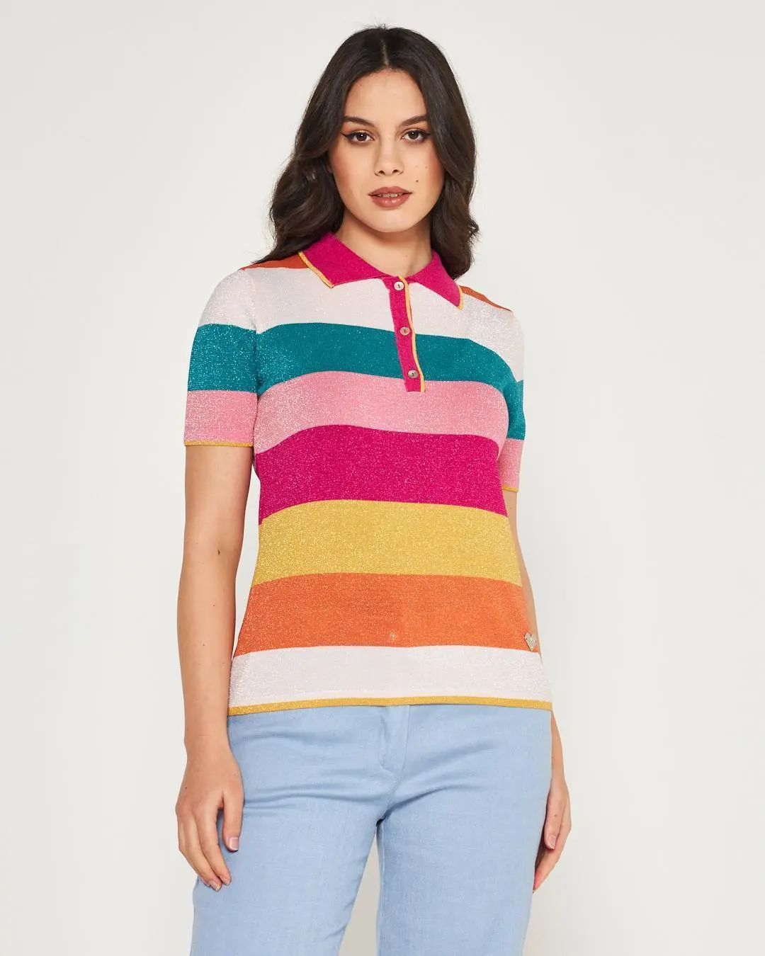 Polo righe MULTICOLOR