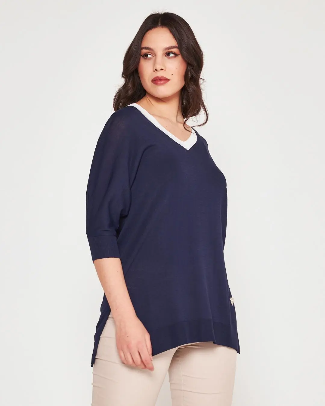 Maglia V BLUE NAVY - Image 4