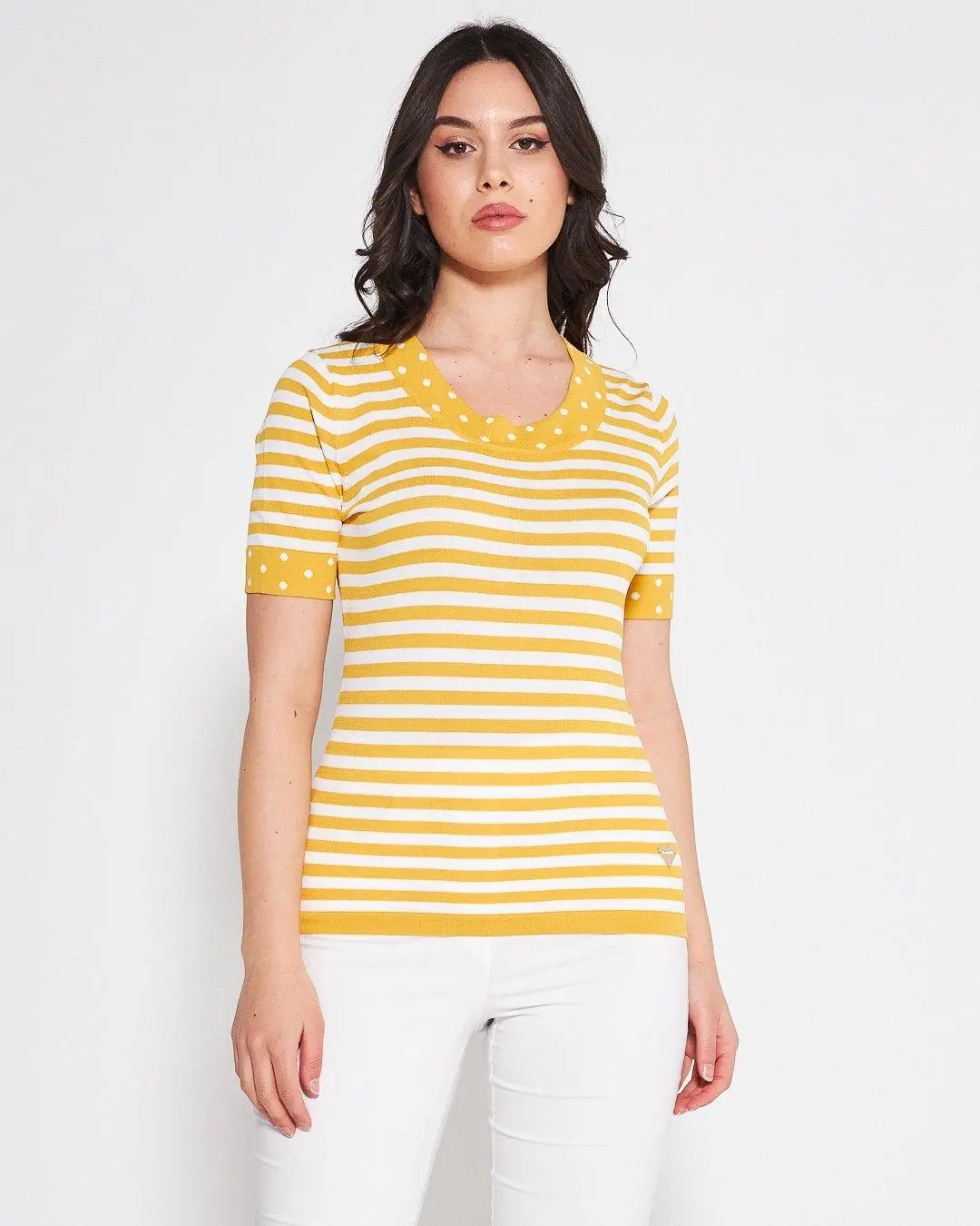 Maglia a righe Giallo - Image 3