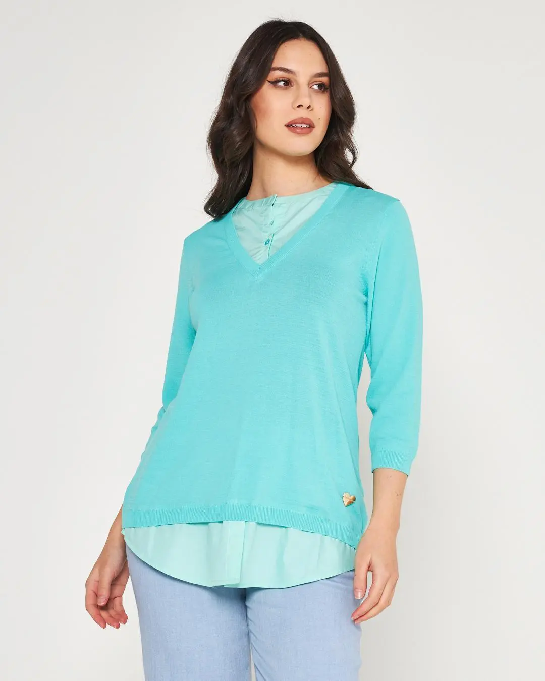 Maglia con camicia TIFFANY - Image 3