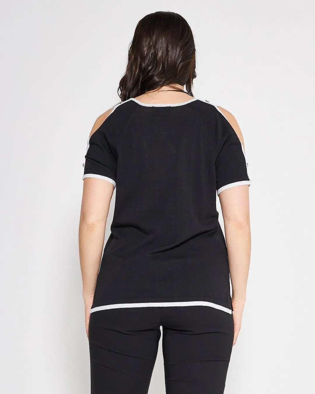 Maglia cut out NERO - Image 3