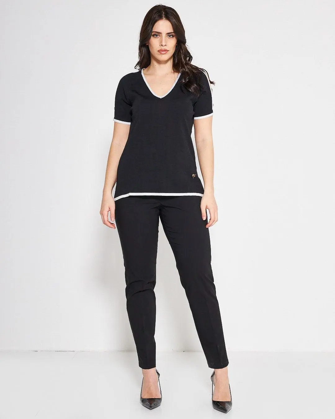 Maglia cut out NERO - Image 4