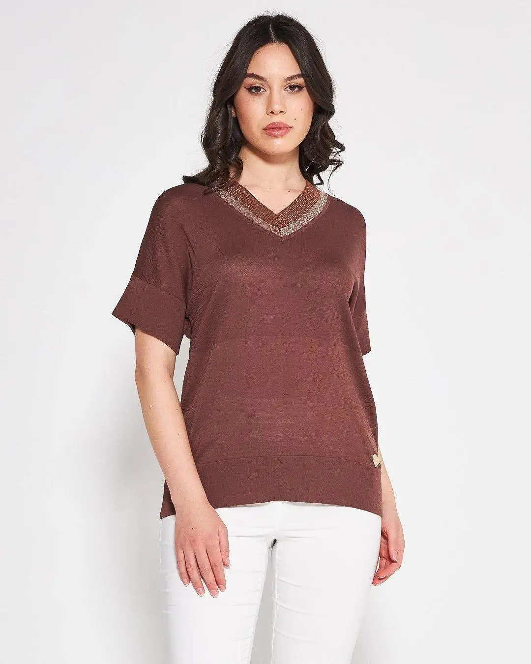 Maglia V CACAO - Image 2
