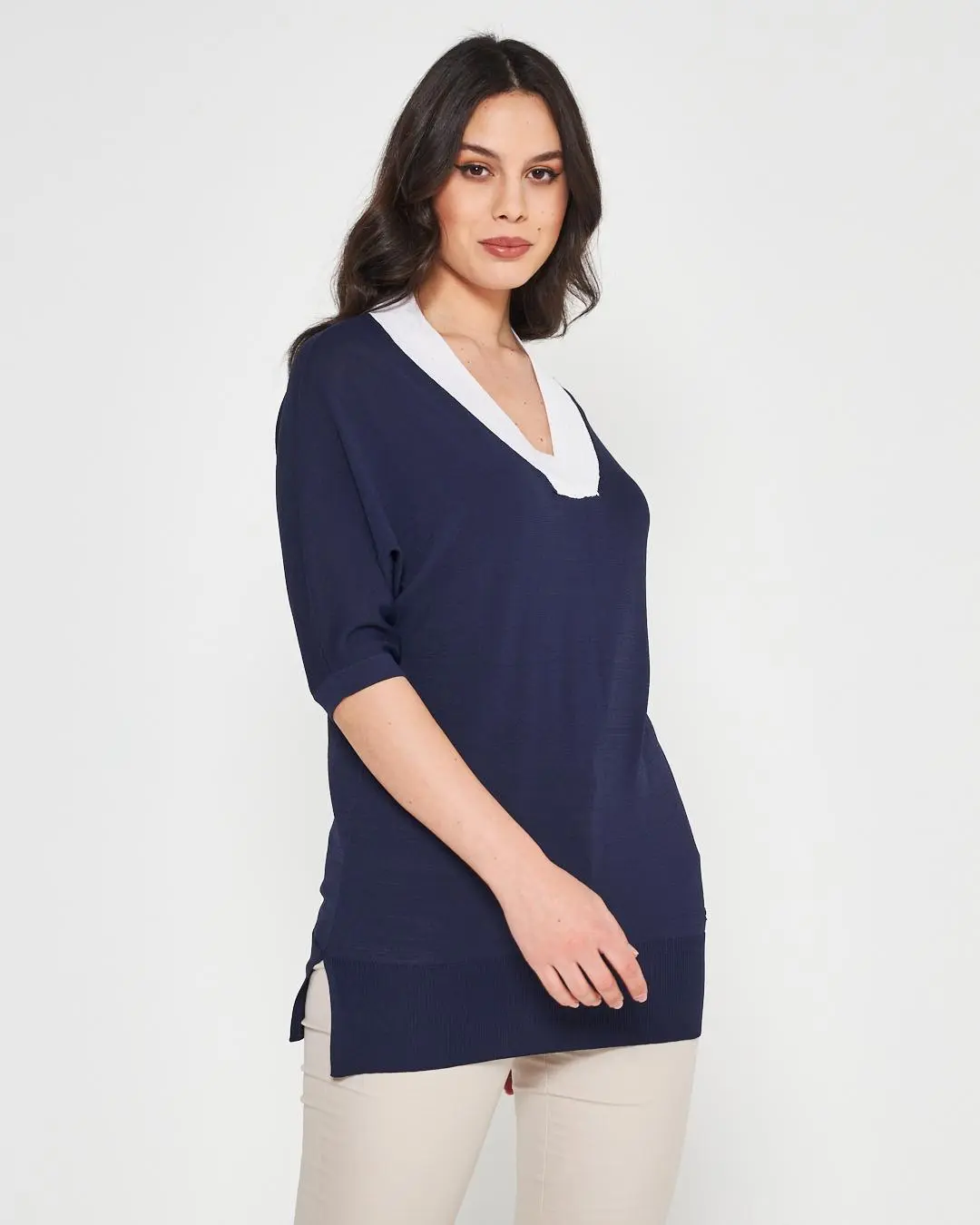 Maglia V BLUE NAVY - Image 4