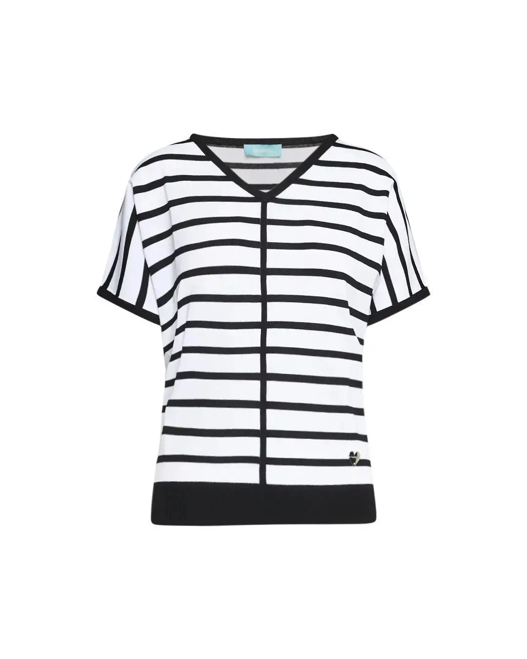 Maglia a righe BLACK-WHITE