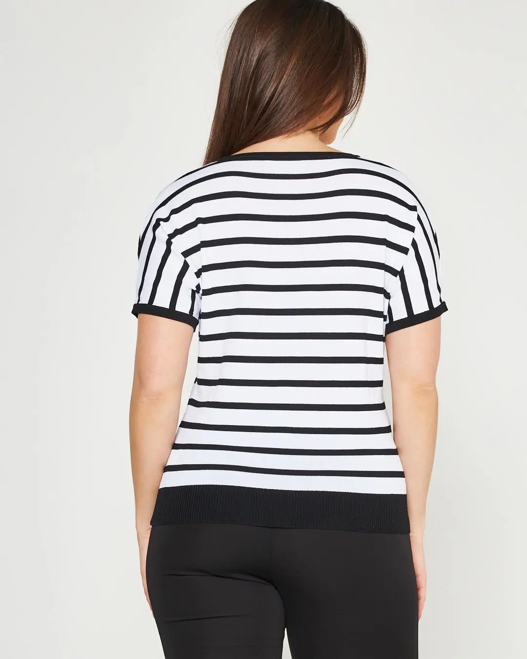 Maglia a righe BLACK-WHITE - Image 4