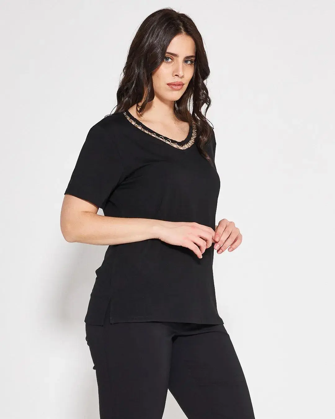 T-shirt catena BLACK - Image 4