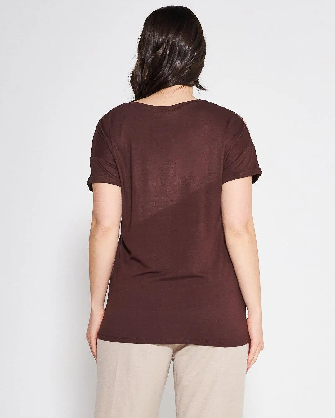 Kimono viscosa CACAO - Image 4