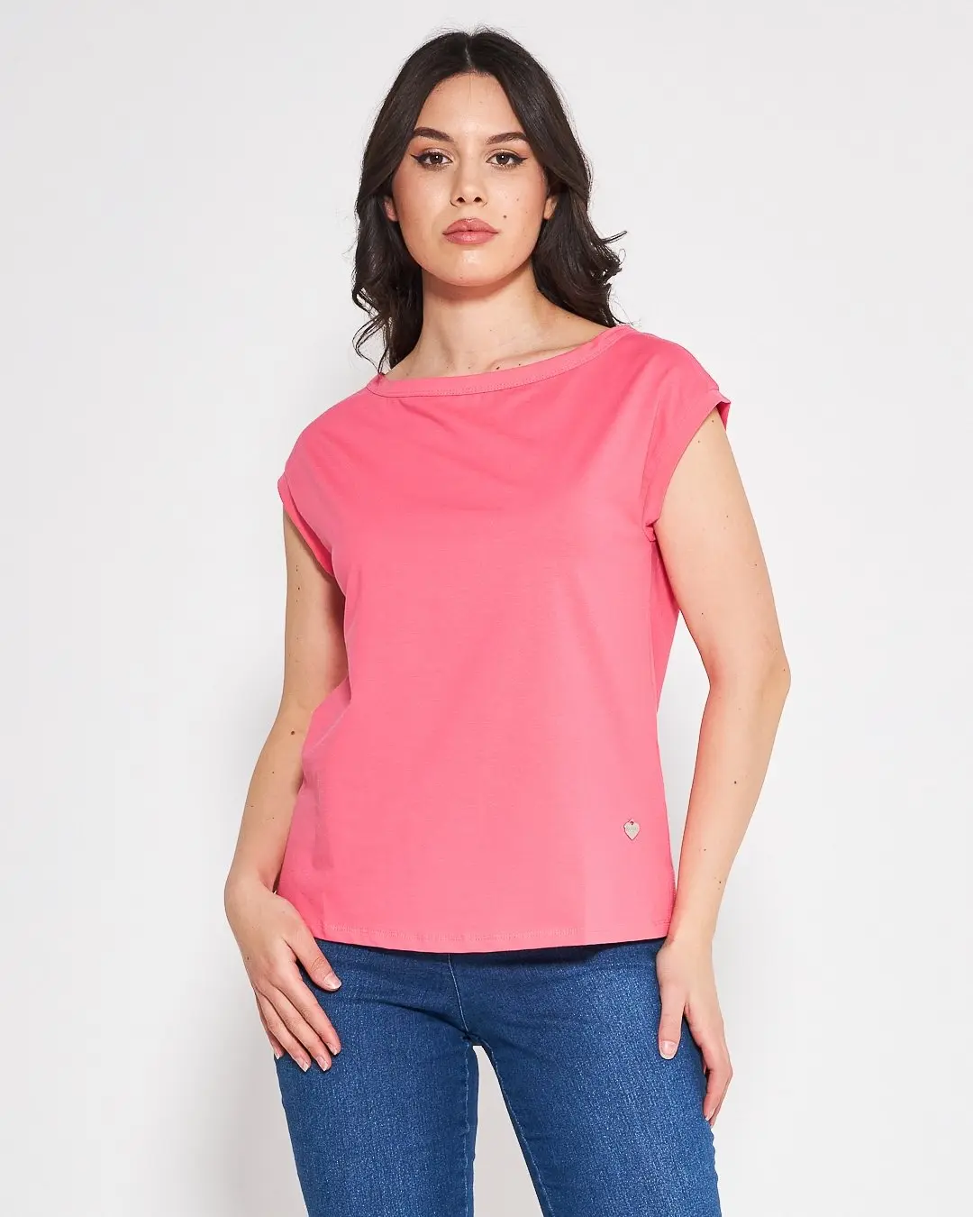 T-shirt kimono ROSA BUBBLE