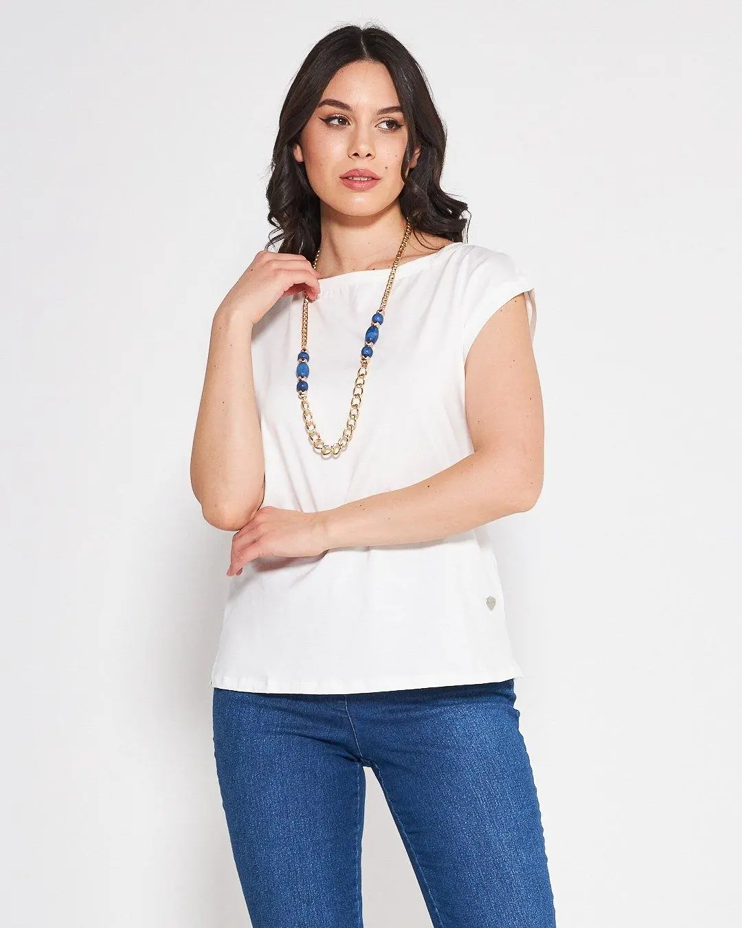 T-shirt kimono WHITE - Image 4